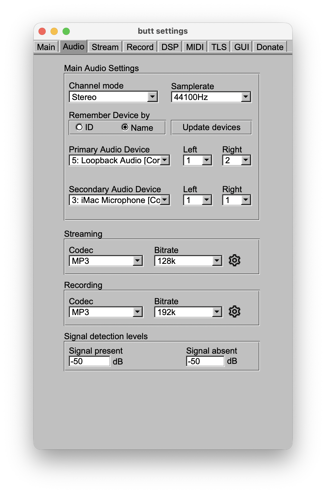 two inputs on mac