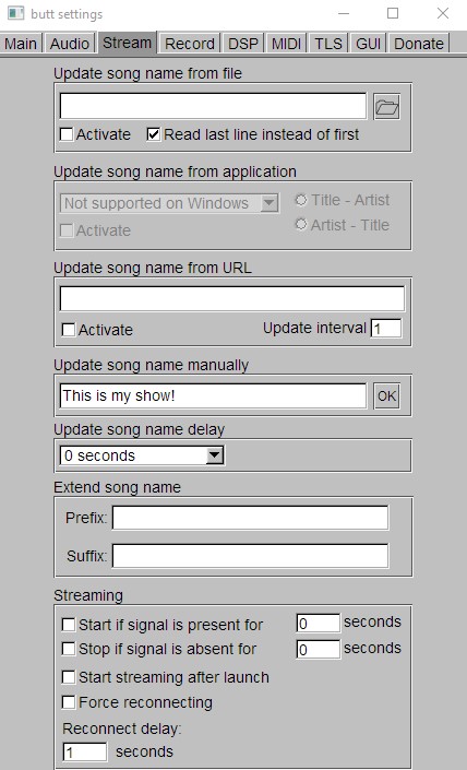 show metadata
